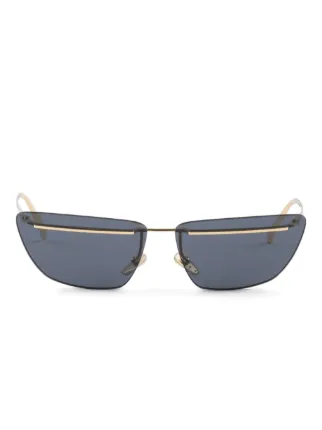 Prada Eyewear リムレス サングラス | ゴールドトーン | FARFETCH JP