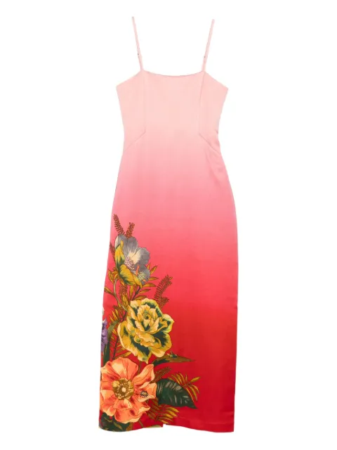 ALEMAIS floral-print midi dress