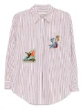ALEMAIS Lucky Pace embellished shirt - Purple