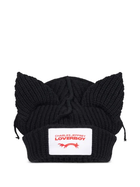 Charles Jeffrey Loverboy cat-ear beanie