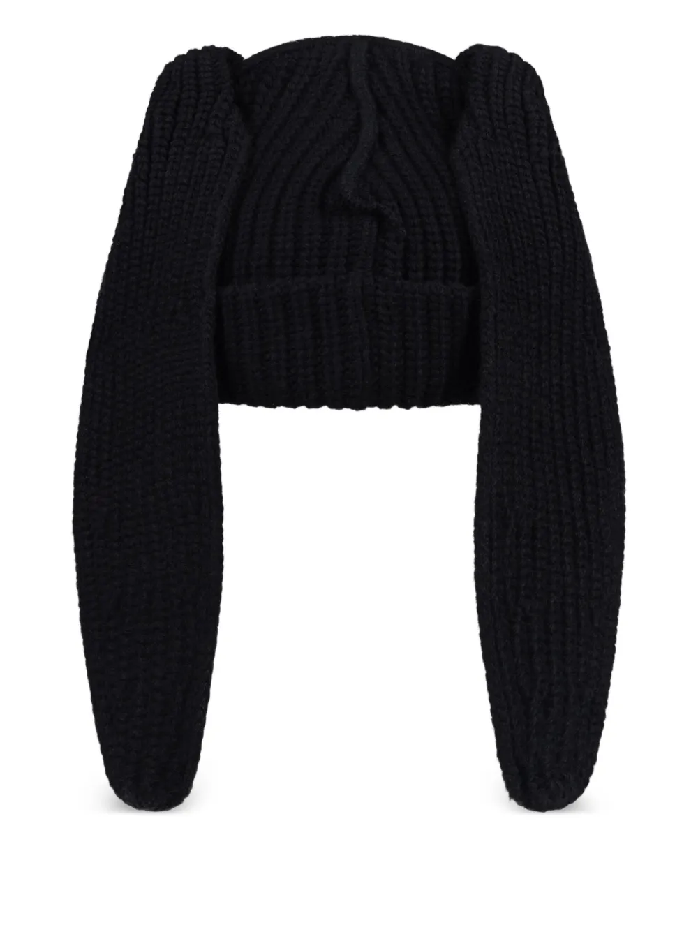 Charles Jeffrey Loverboy Floppy Rabbit Beanie In Brown