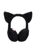 Charles Jeffrey Loverboy cat-ear earmuffs - Black