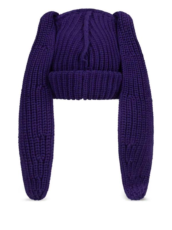 Charles Jeffrey Loverboy Rabbit Beanie | Purple | FARFETCH