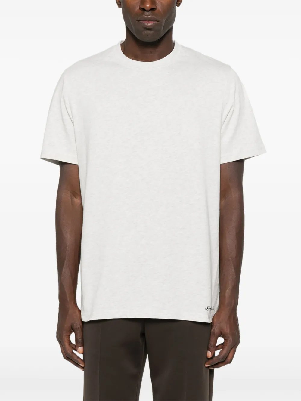 Les Deux T-shirt van biologisch katoen Wit