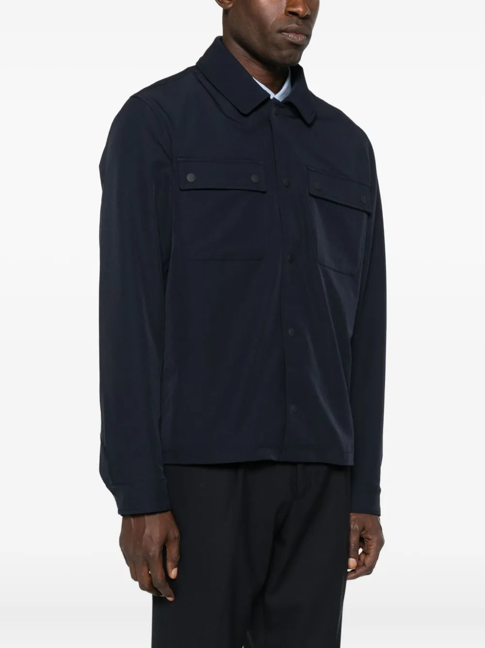 Les Deux Jack met dubbele zak Blauw