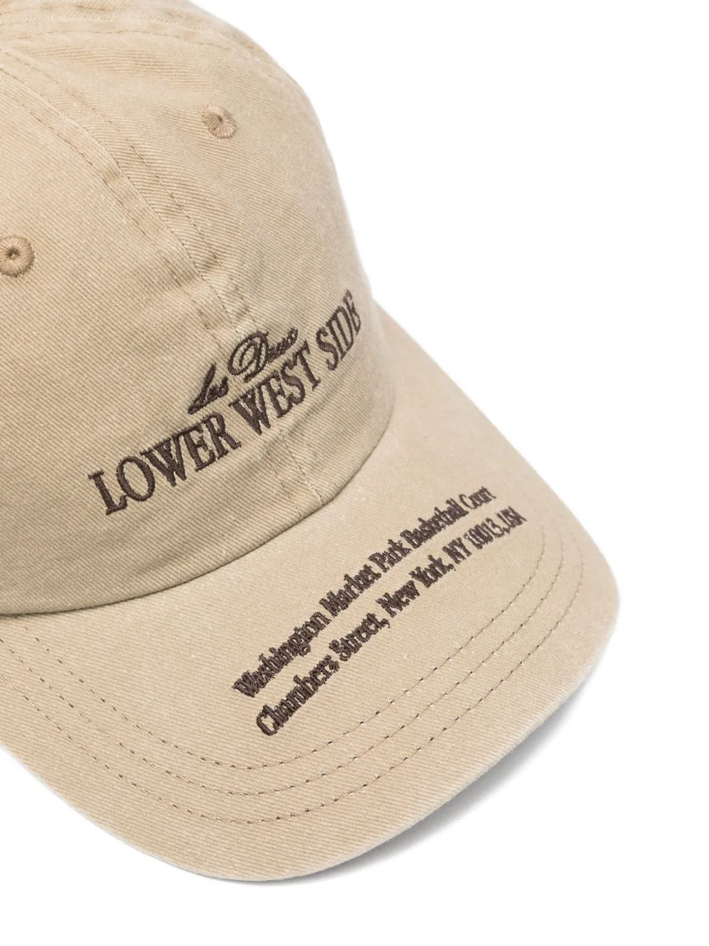 Les Deux Lower West Side Baseball Cap In Neutral