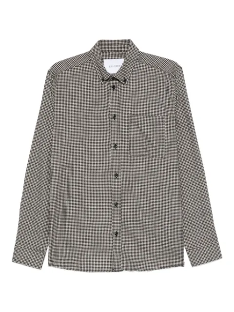 Les Deux camisa con motivo de cuadros gingham