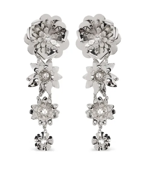 Blumarine aretes con detalles florales