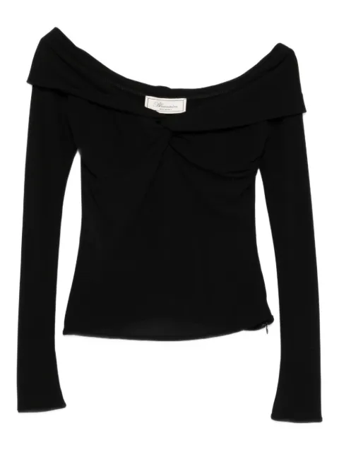 Blumarine top con hombros descubiertos