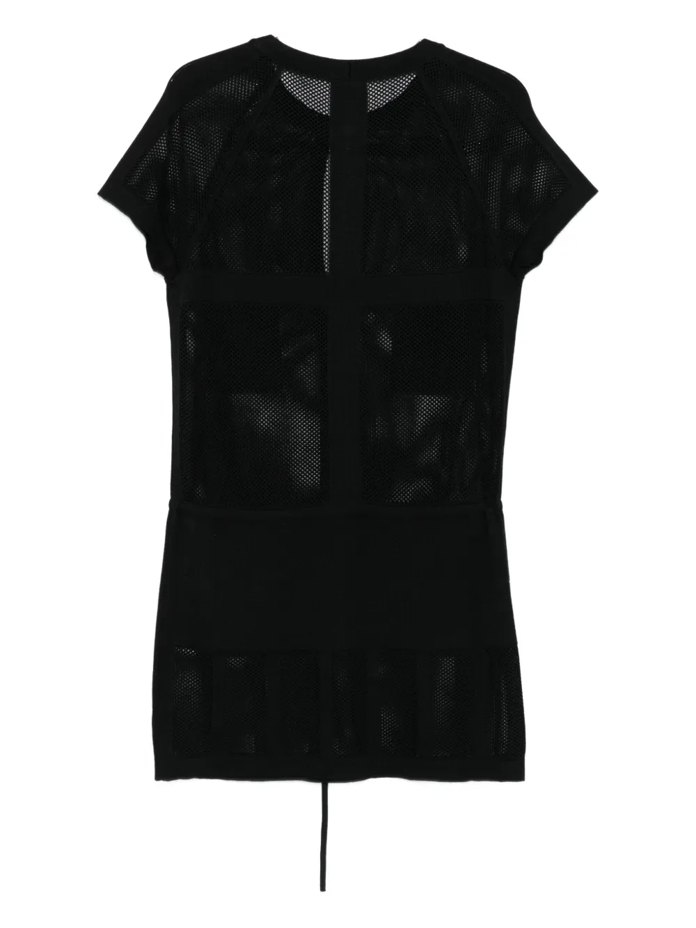CHANEL Pre-Owned Mini-jurk met mesh vlak - Zwart