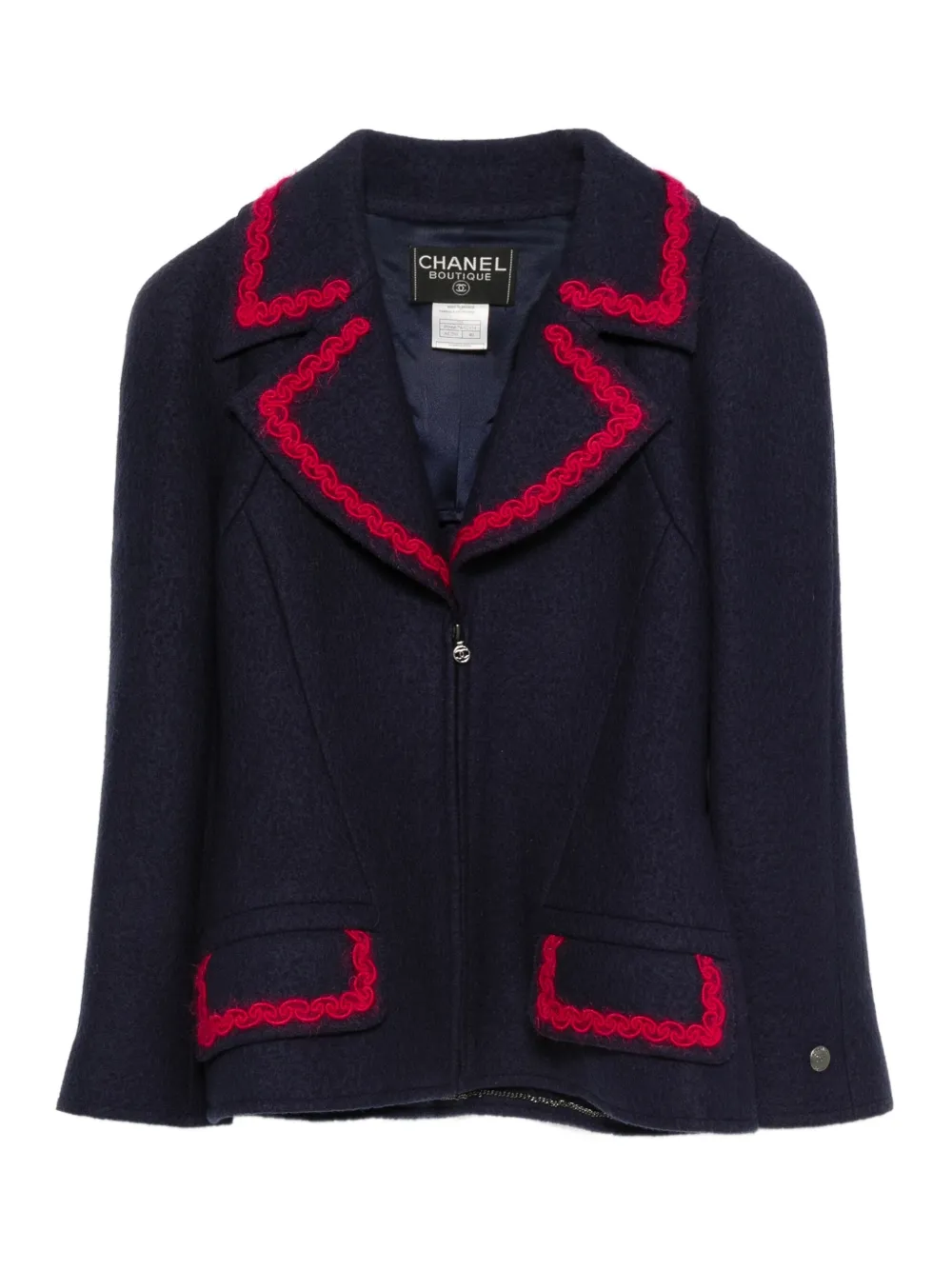 CHANEL Pre-Owned wool jacket | Blue | Image 1