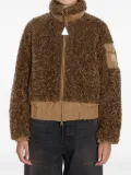Moncler Coligny teddy-effect fleece jacket - Brown