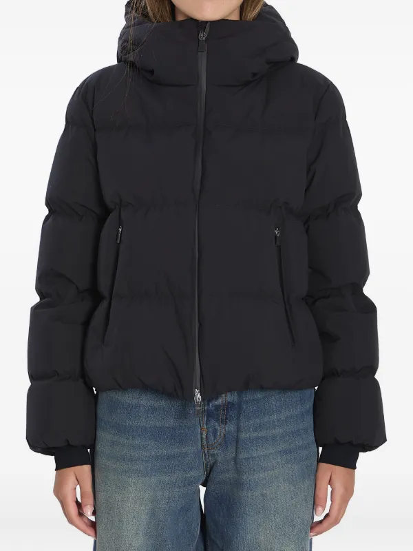 Herno ブラック ダウンジャケット HERNO（ヘルノ）の「HERNO / GORE-TEX ニットコンビダウン