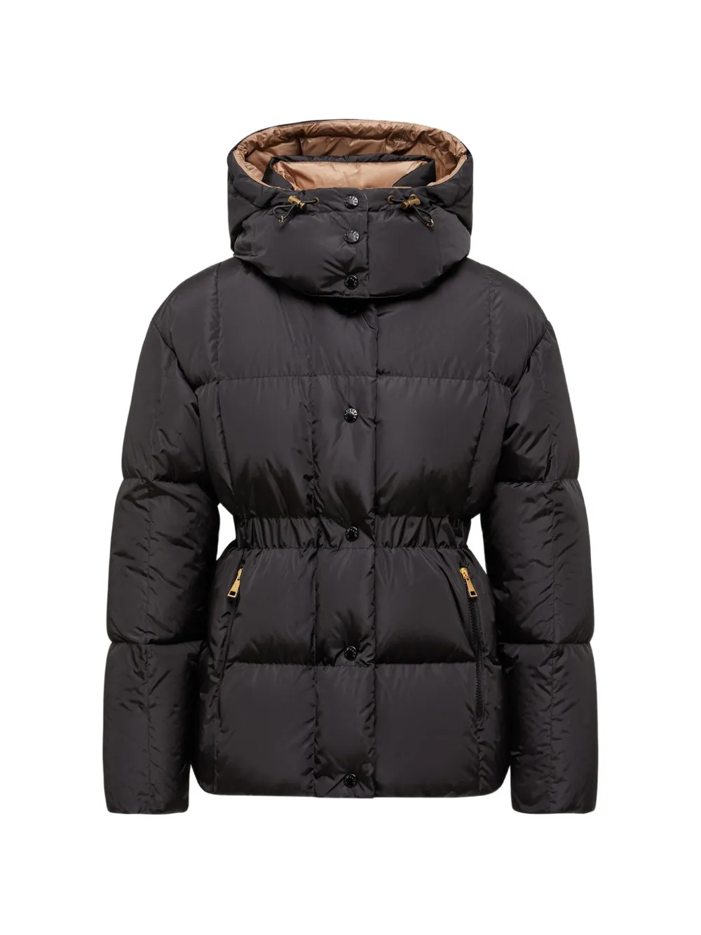 Moncler Agneux hooded short down jacket