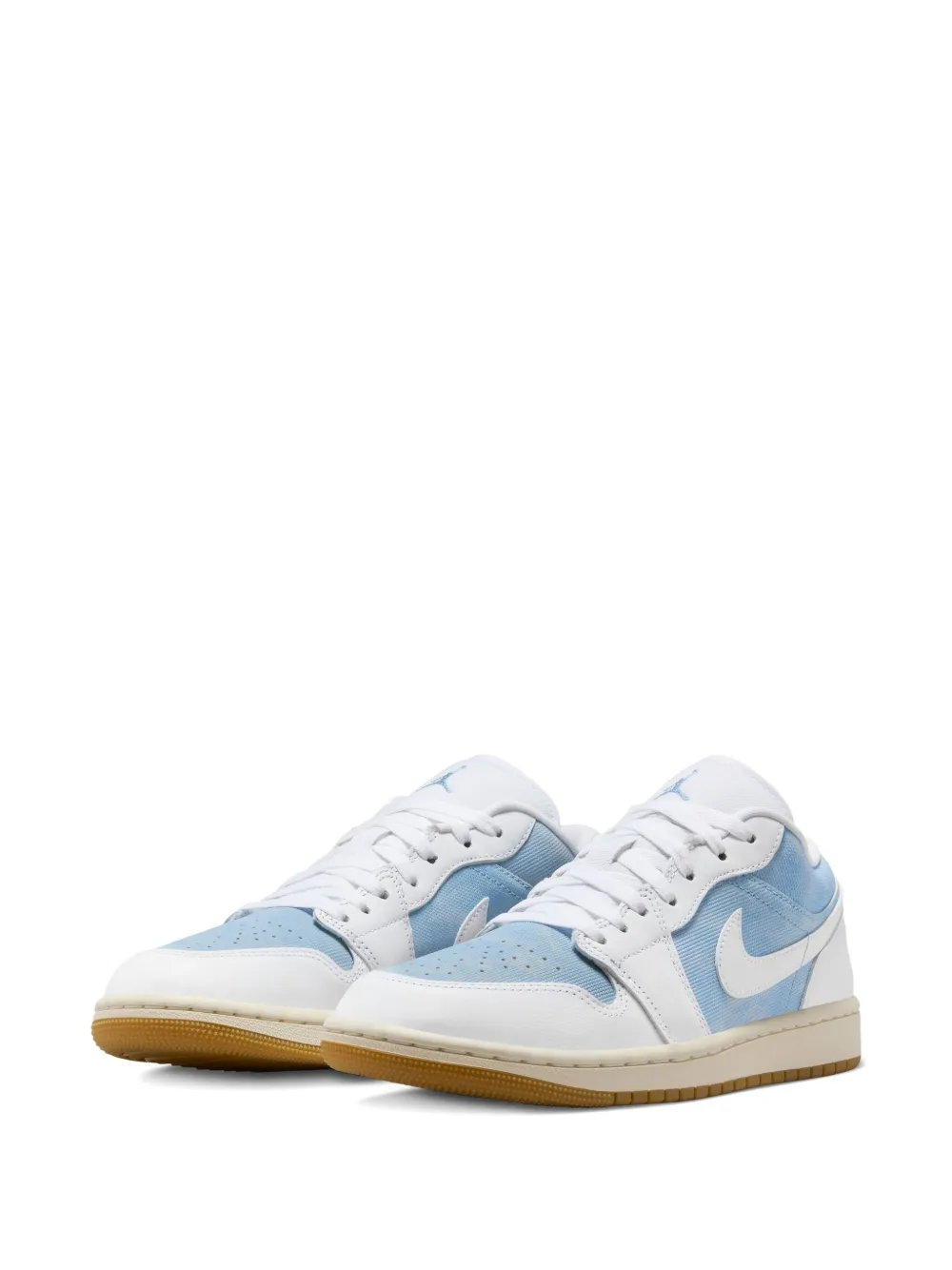 Jordan Air  1 Denim - Worn Blue sneakers - Wit
