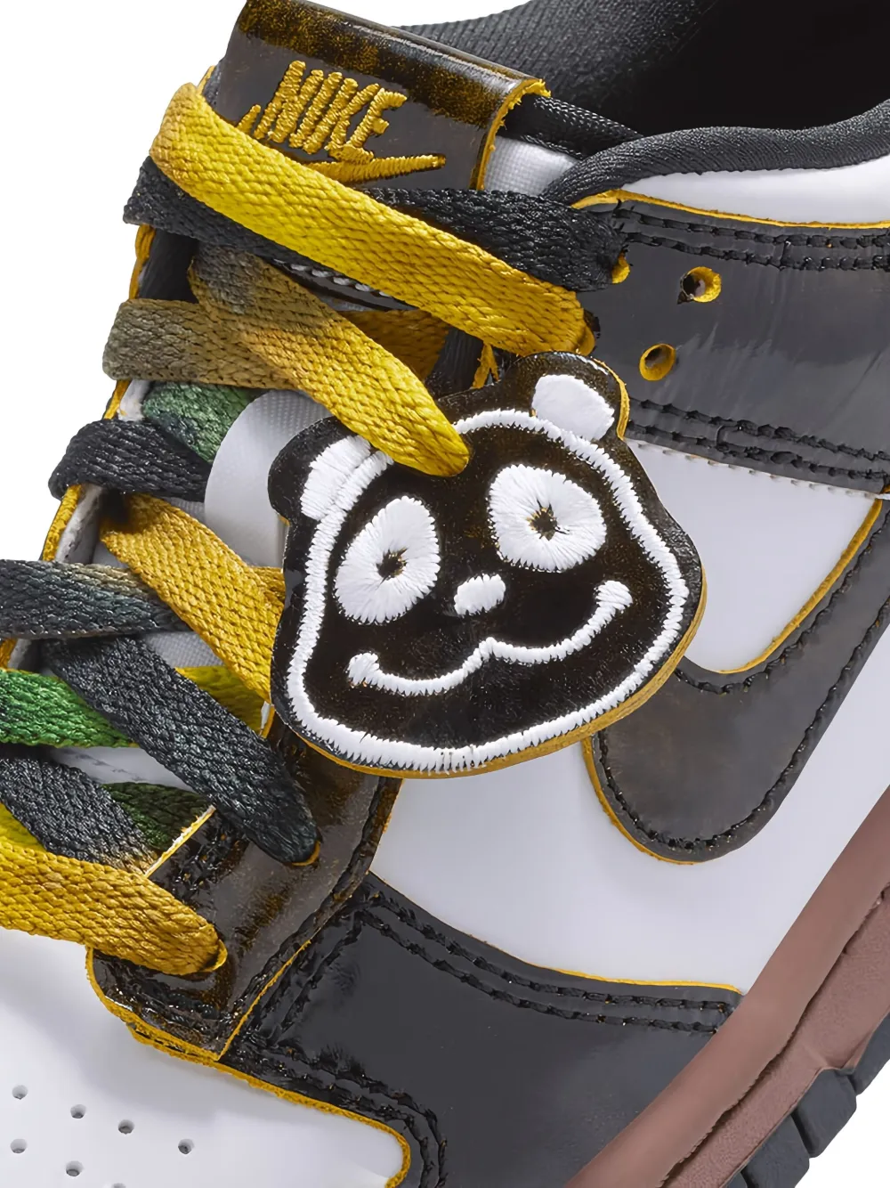 Nike Kids Dunk Low SE "Panda Black Brown" sneakers Zwart