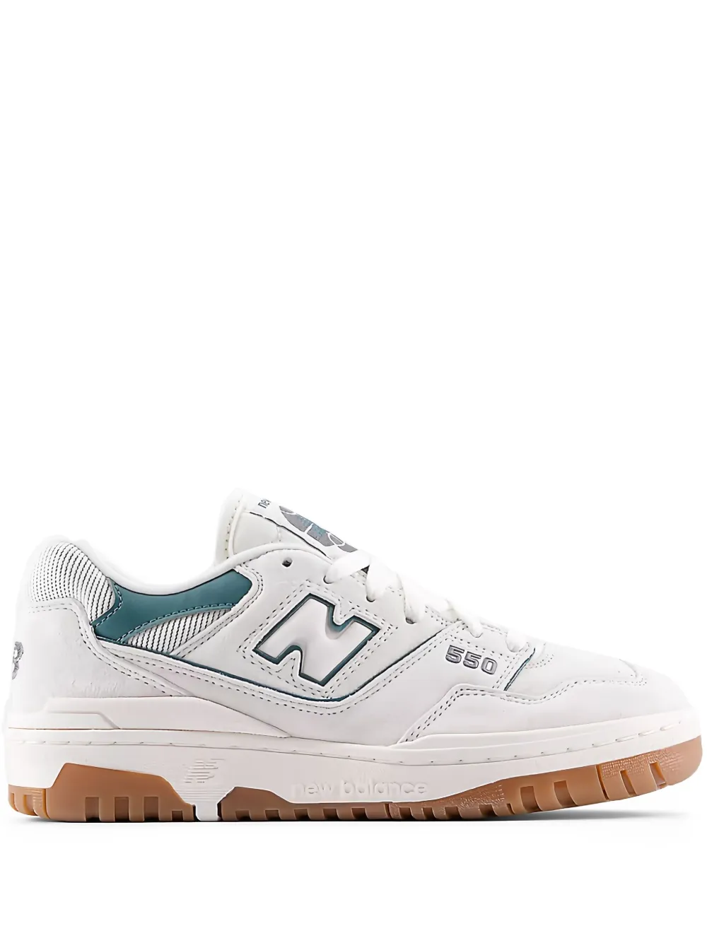New Balance Sneakers 550 Sea Salt/New Spruce - Bianco