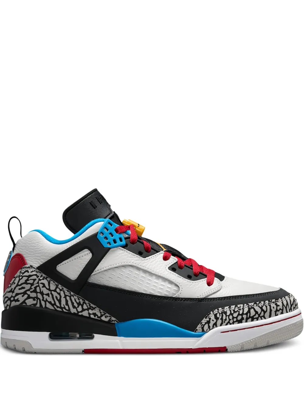 Jordan Spiz'ike Low SE "Bordeaux" sneakers Neutral Grey Varsity Maize Dark Charcoal Sapphire Blue Varsity Red Black