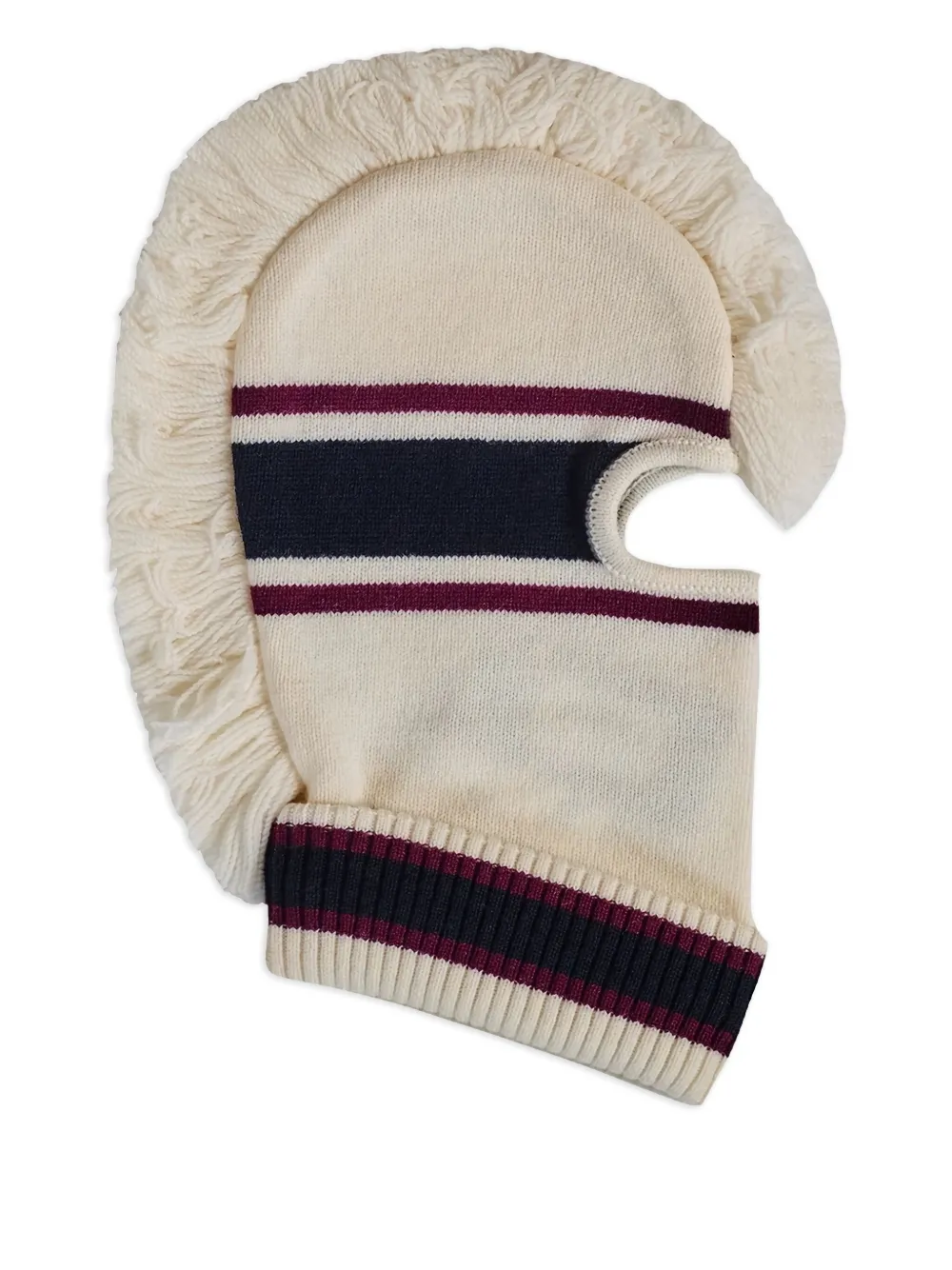 AMBUSH fringed-trim balaclava - Wit