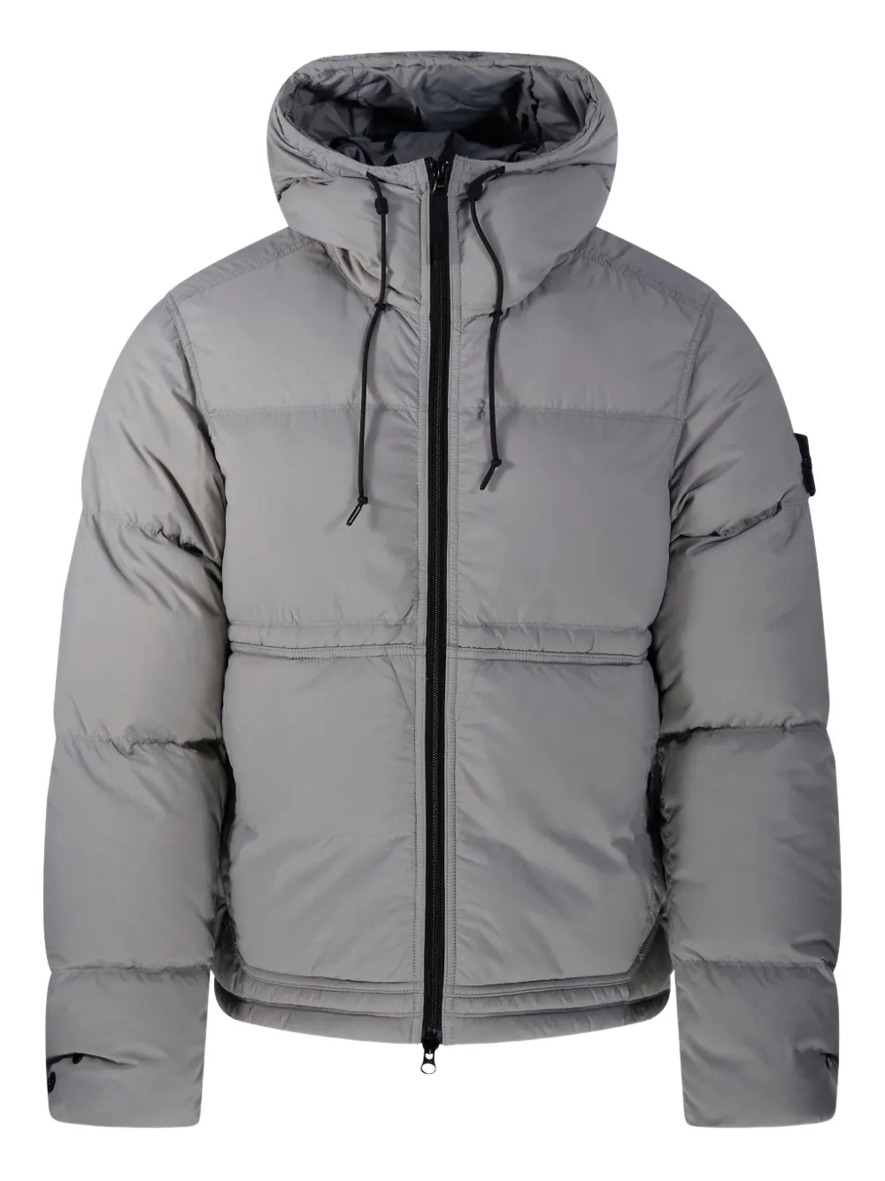 Stone Island hooded padded jacket Grijs