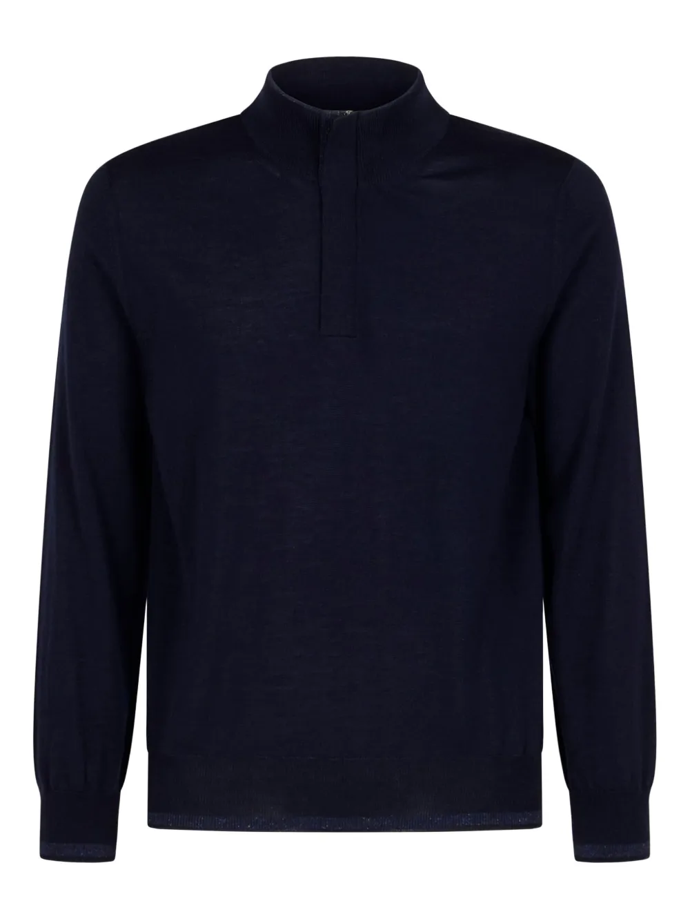 Canali Trui met hoge hals Blauw