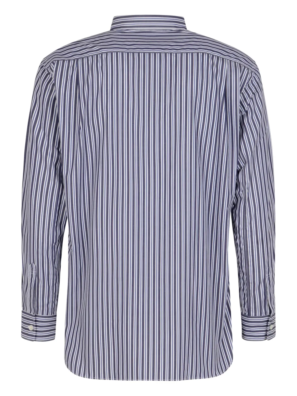 Comme Des Garçons Gestreept overhemd - Wit