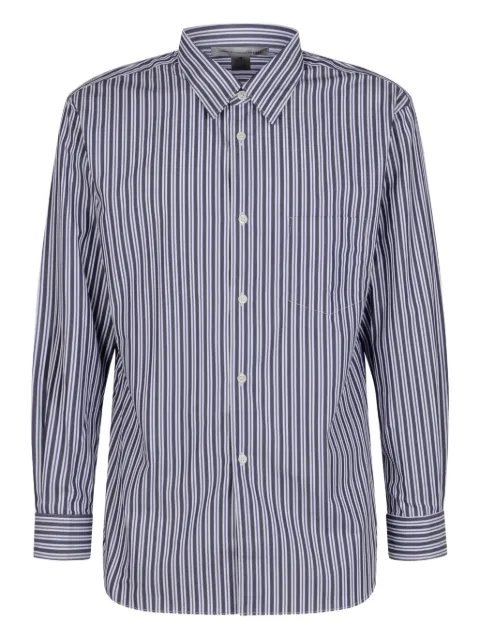 Comme Des Garçons striped patch-pocket shirt