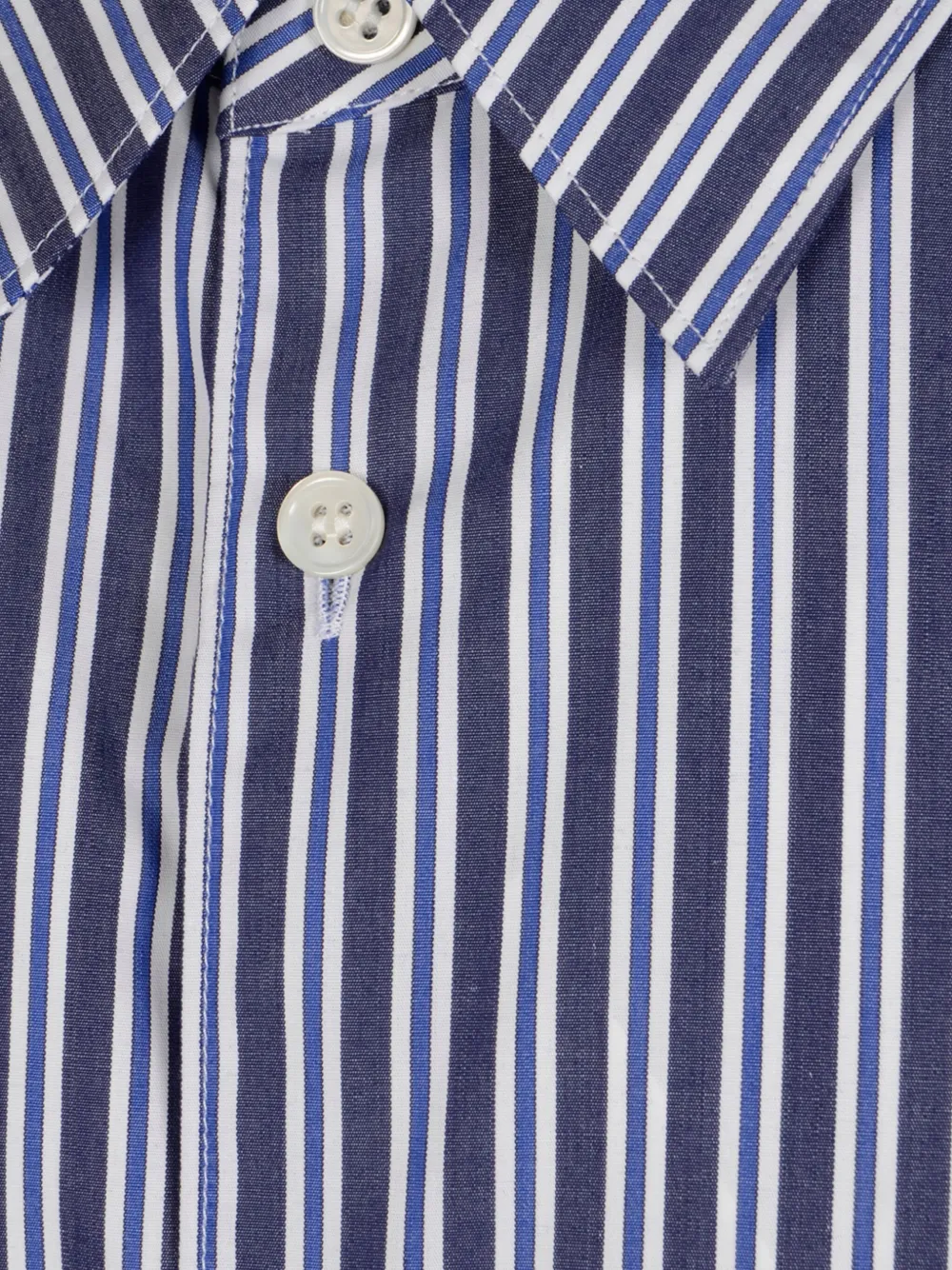 Comme Des Garçons Gestreept overhemd Wit