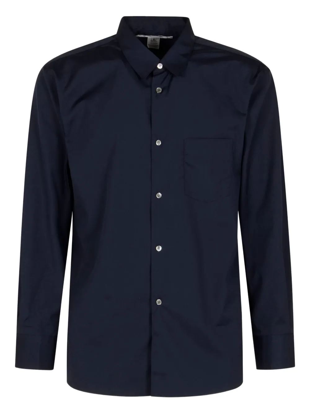 Comme Des Garçons long-sleeve buttoned shirt Blauw