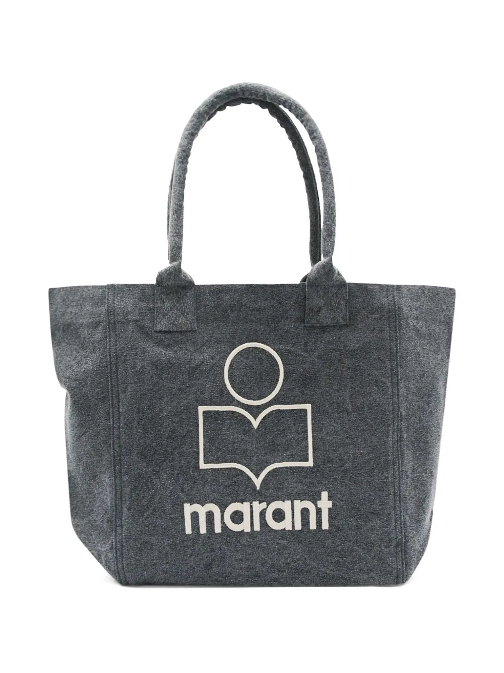 Isabel Marant Étoile Logo-embroidered Tote Bag In Gray