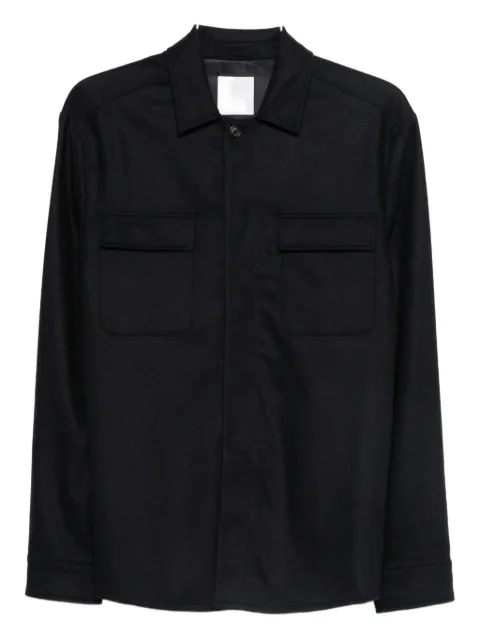 Eleventy chest-pocket shirt jacket 