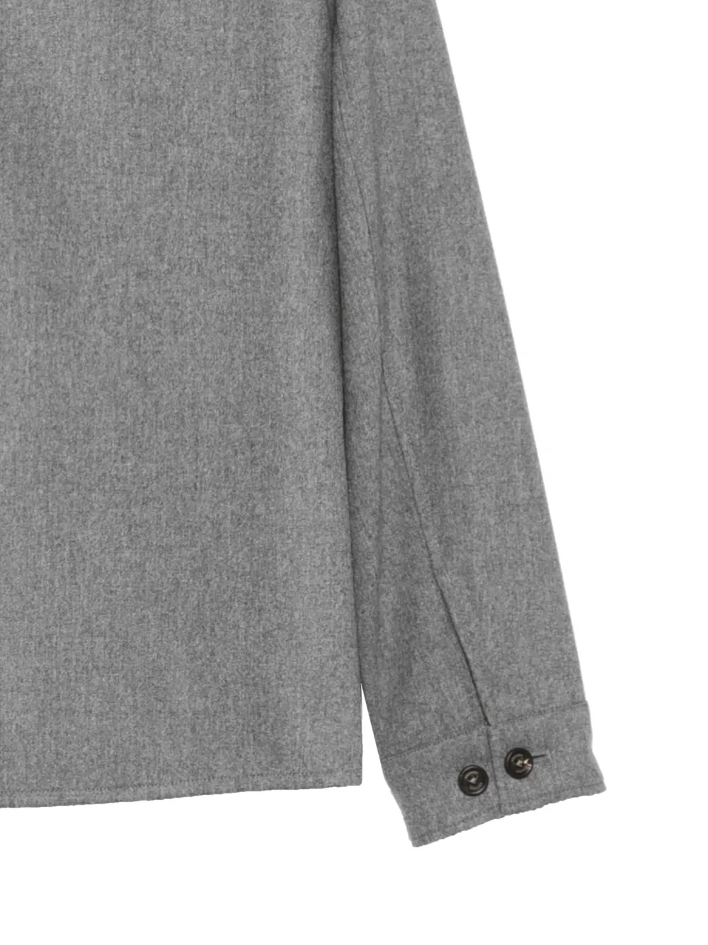  Eleventy Button-up Overshirt - Grey 