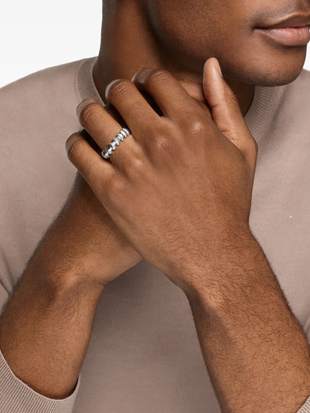 David Yurman Sterling Silver Armory® Ring In Metallic