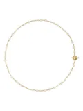 David Yurman 18K yellow gold toggle-chain pearl necklace