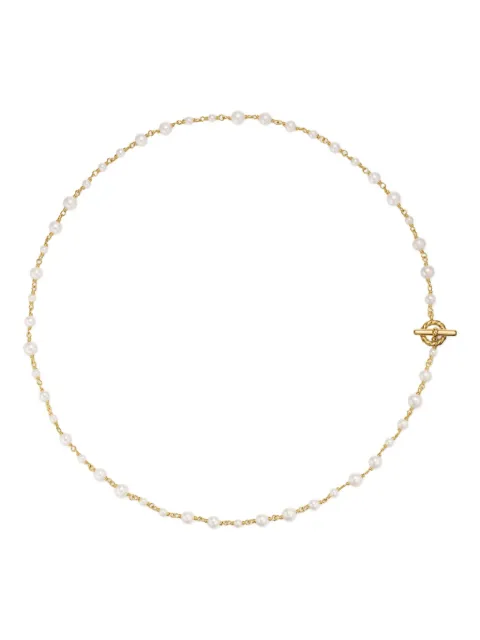 David Yurman collar en oro amarillo de 18kt con perla