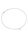 David Yurman sterling silver diamond and pearl necklace