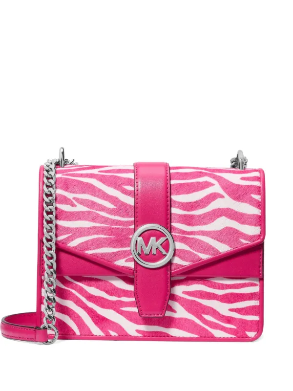 Michael Michael Kors Bolsa Transversal Greenwich Pequena | Rosa