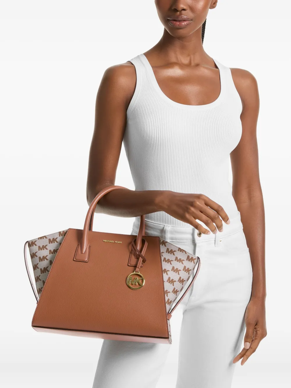 Michael Kors Grote Avril shopper - Bruin
