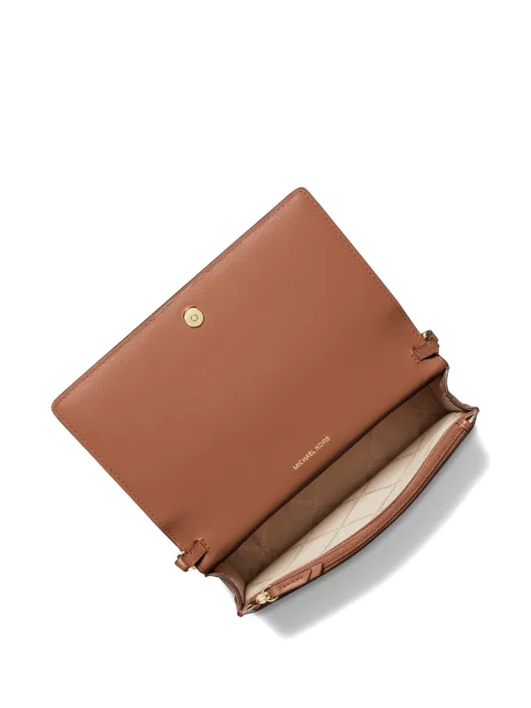 Michael Michael Kors Medium Jet Set Cross Body Bag Brown