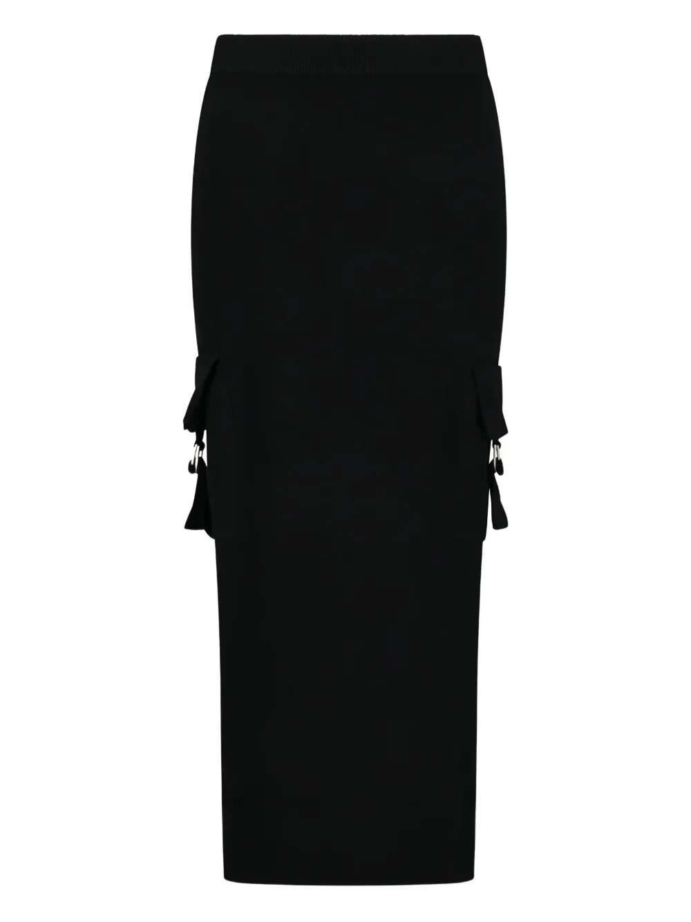 Blumarine pocket-detail knit skirt - Zwart