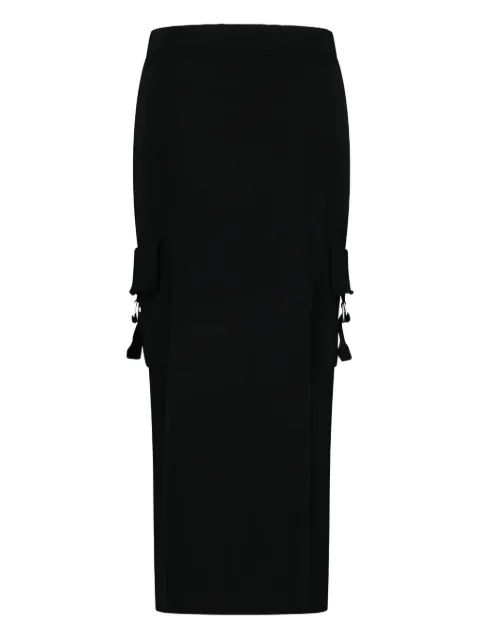 Blumarine pocket-detail knit skirt