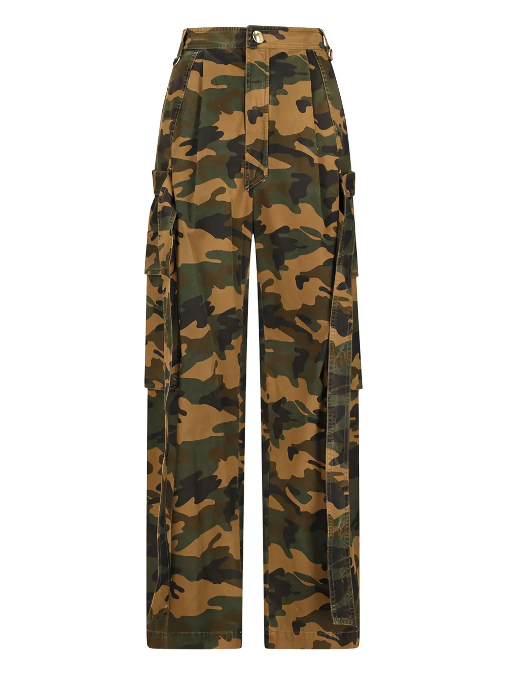 DARKPARK camouflage cargo-pocket trousers | Green | Image 1