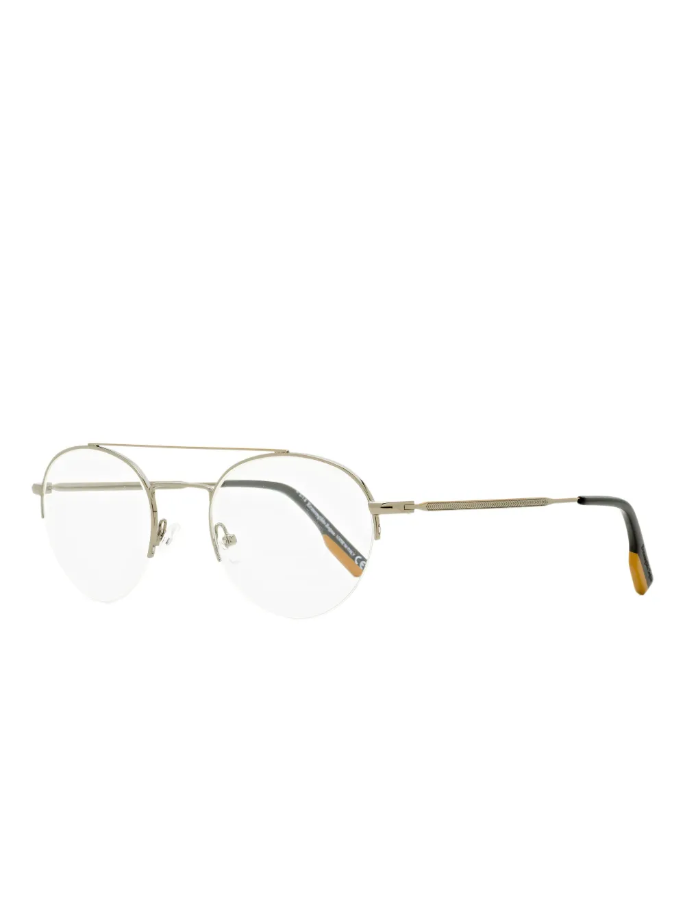 Zegna 5131 Double-bridge Glasses In Gold