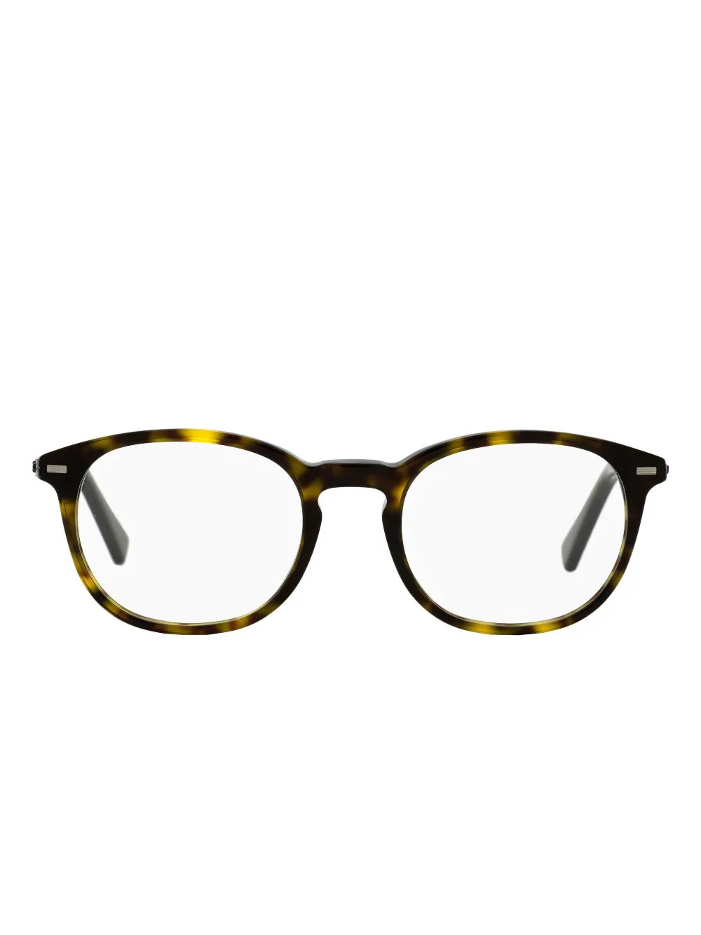 Zegna 5070 round glasses | Brown | Image 1