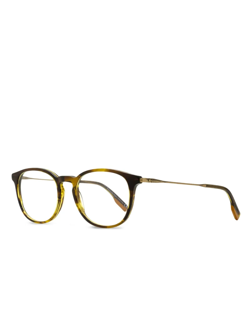 Zegna 5125 round-frame keyhole-bridge glasses | Image 2