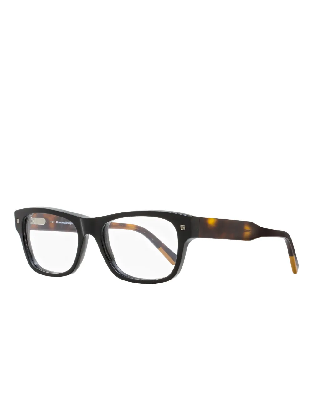 Zegna 5126 Rectangular Glasses In Black