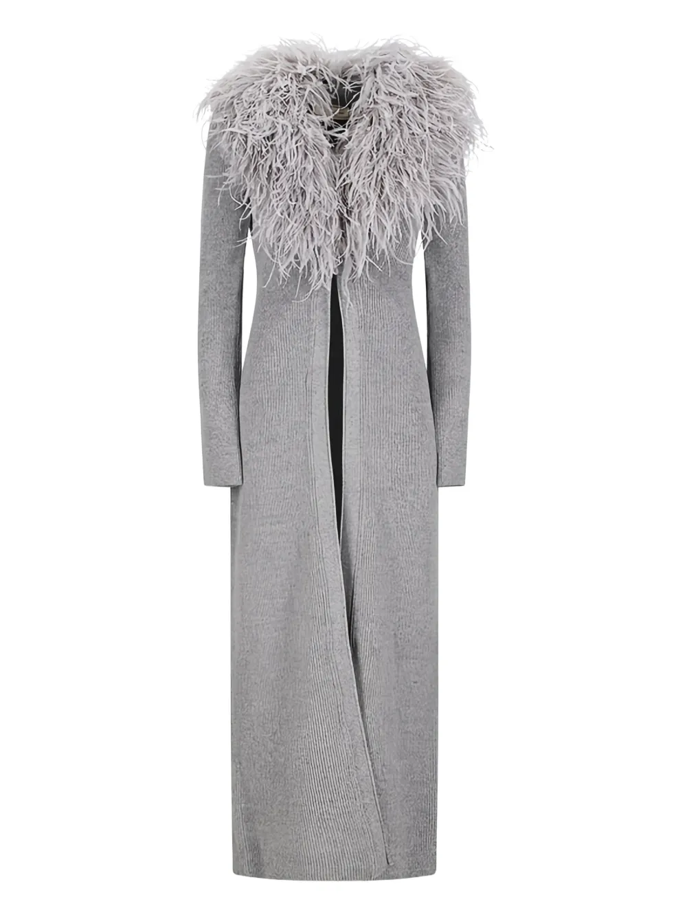 Blumarine wool cardi-coat | Grey | Image 1