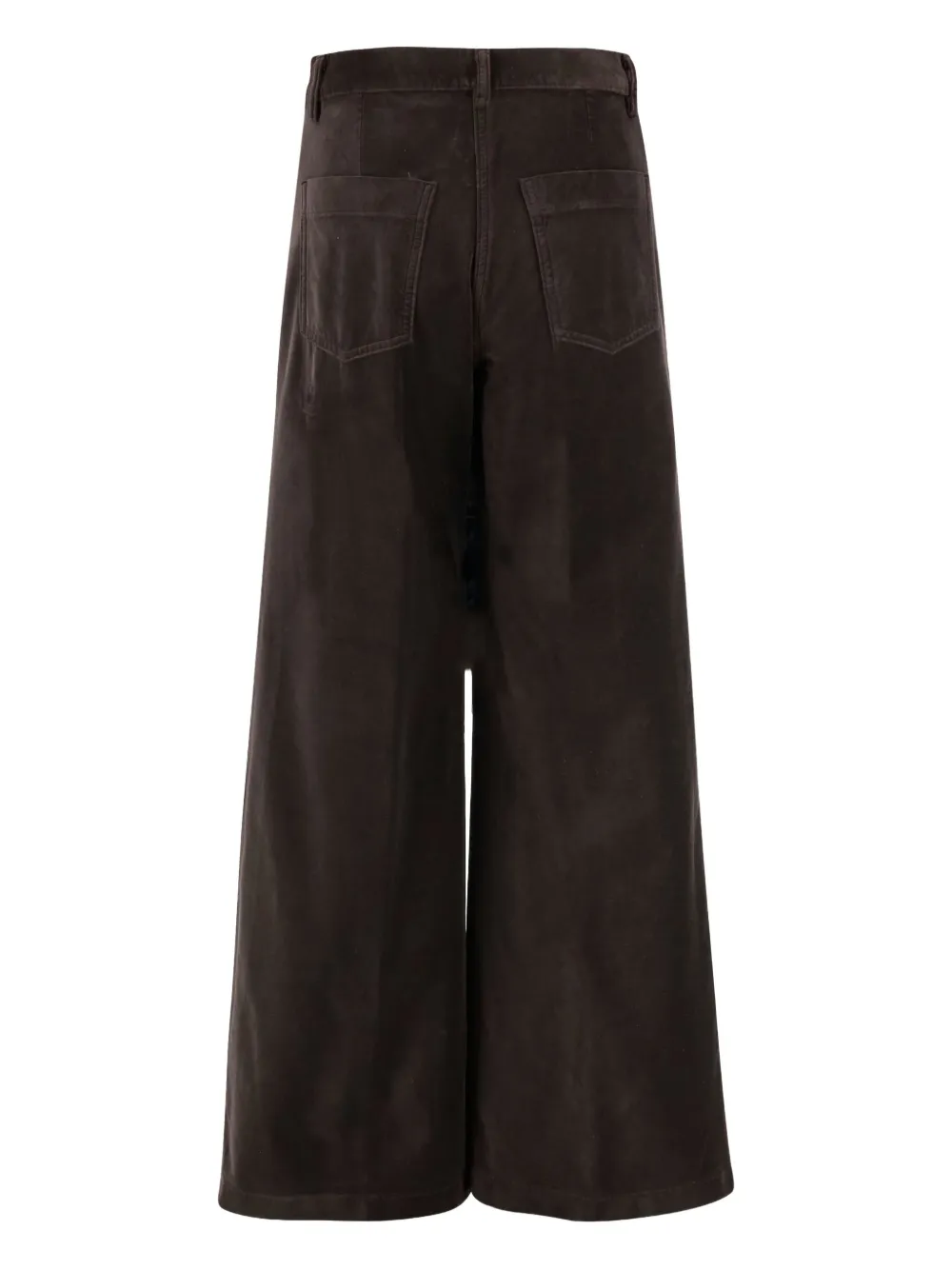 ASPESI Broek met wijde pijpen Zwart