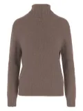 OLIVER LATTUGHI turtleneck ribbed sweater - Neutrals