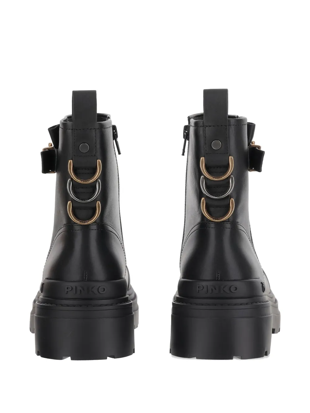 PINKO Love Birds-detail boots Black